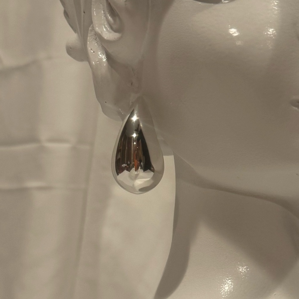 Chunky Statement Teardrop Earrings